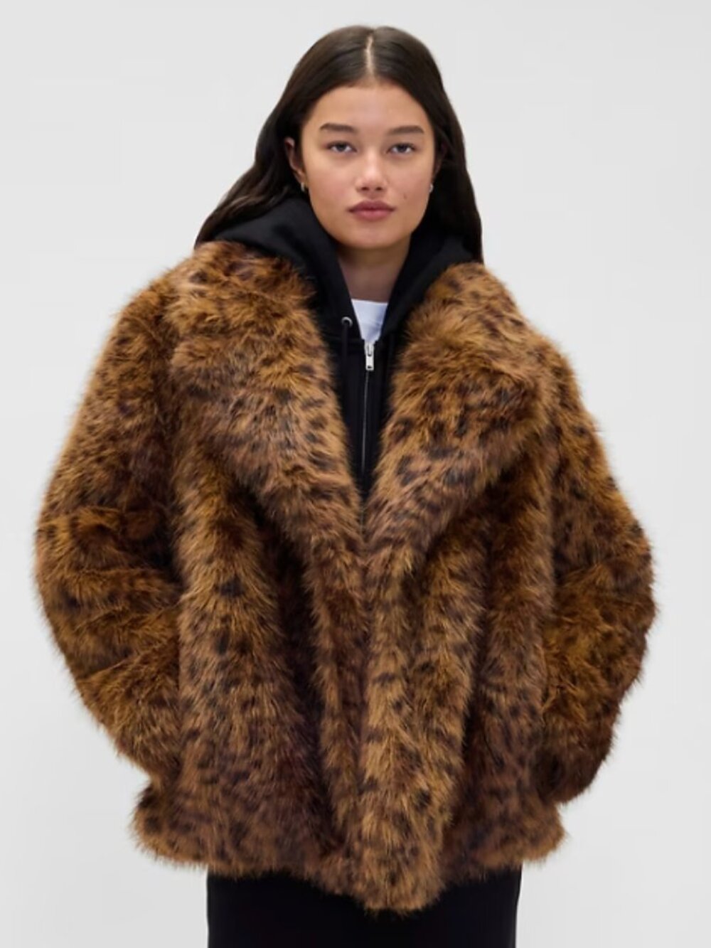 Gap Faux Fur Jacket NWT